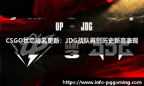 CSGO状态排名更新：JDG战队再创历史新高表现